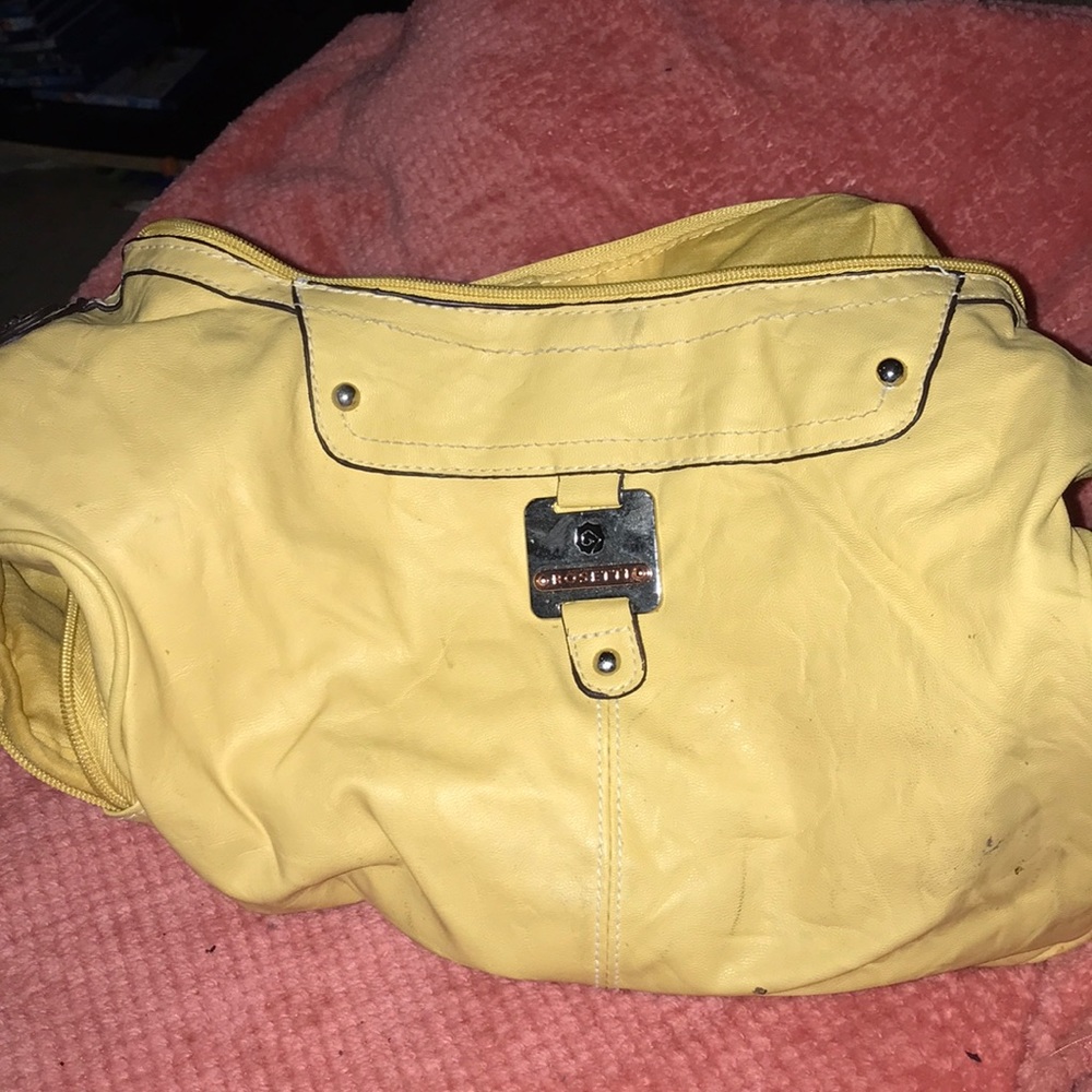 Yellow Rosetti handbag